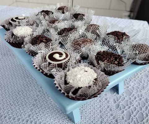 Bombons e docinhos variados para festa