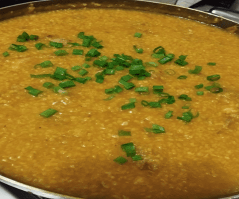 Canjiquinha com Carne de Porco
