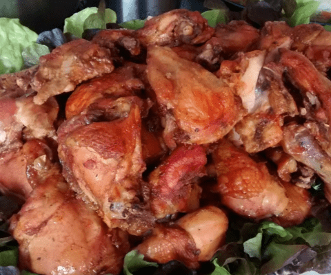 Coxa e Sobrecoxa de Frango Assadas