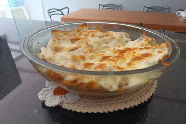 Batata à bolonhesa deliciosa