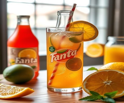 Fanta Caseira - Imagem gerada por IA via PicsArt