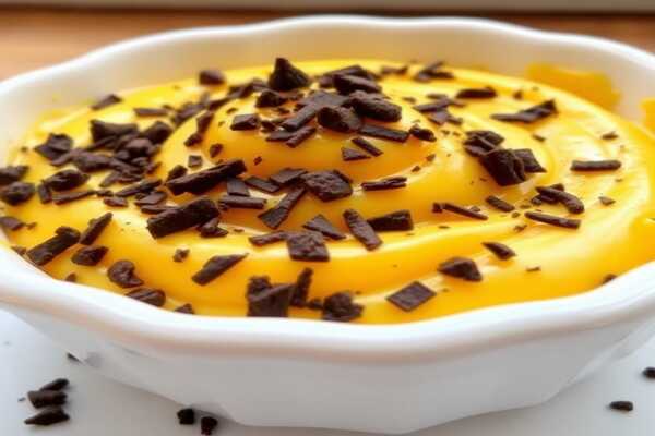 Mousse de maracujá - Imagem gerada por IA via plataforma PicsArt
